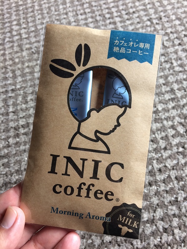 INICコーヒーのカフェオレを飲んでみました。