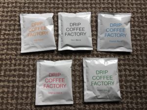 ドリップコーヒーファクトリー5種類