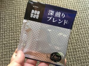 ドトールドリップバッグコーヒー深入り